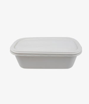 BAC A GLACE 4.5 BLANC 30*11*10.5 AVEC COUV /1PC