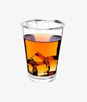 Mise en bouche verre transparent
