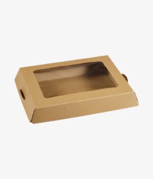 boite en carton avec fenetre