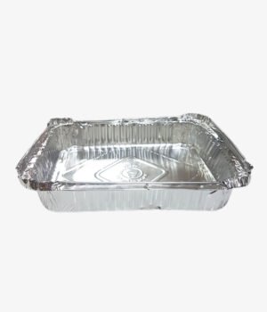 Barquette Aliminium Rect 1000GR 22×15.5x5cm