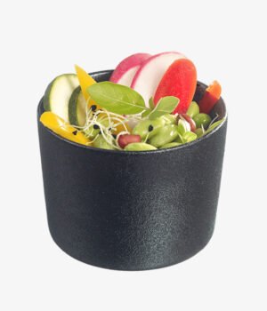 Verrine Bodega Sandy céramique noire 170 ml