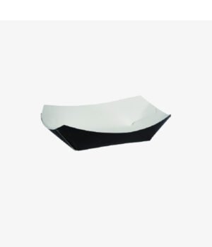 Barquette bateau carton noir