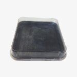 Barquette noir square base +couvercle