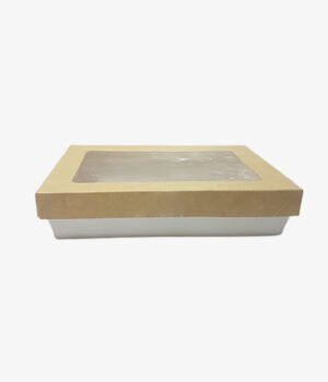 Boite en carton avec fenêtre 20x13cm