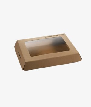 Boite en kraft avec fenêtre