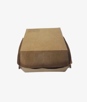 Boite hamburger en carton 11.5x11.5x8.5mm medium