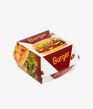 Boite hamburger en carton 110x110x60mm