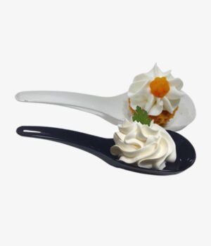 Cuillère a buffet noir et Blanche