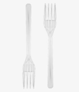 Fourchette blanche 6.5cm