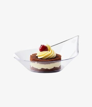 Mini dessert perla transparente 7x6xh2,5 cm