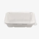 Saladier Rectangulaire canne à sucre avec couvercle