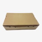 Lunch box kraft brun
