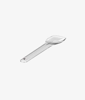 Cuillère à glace transparente