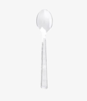 Mini cuillère transparente 10cm