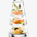 Assortiment 3 verres+ couvercle vertigo pyramide