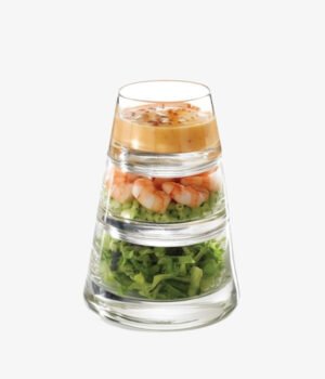 Assortiment 3 verres vertigo pyramide
