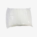 Paille en plastique enveloppée