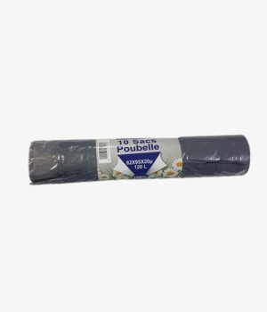Sac poubelle 120L 82x95x20cm 10pcs en rouleau