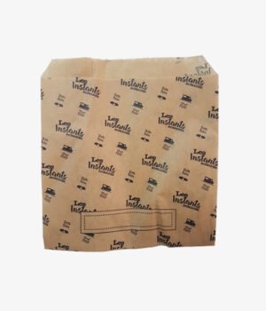 Sacs ingraissable Kraft 14x14cm