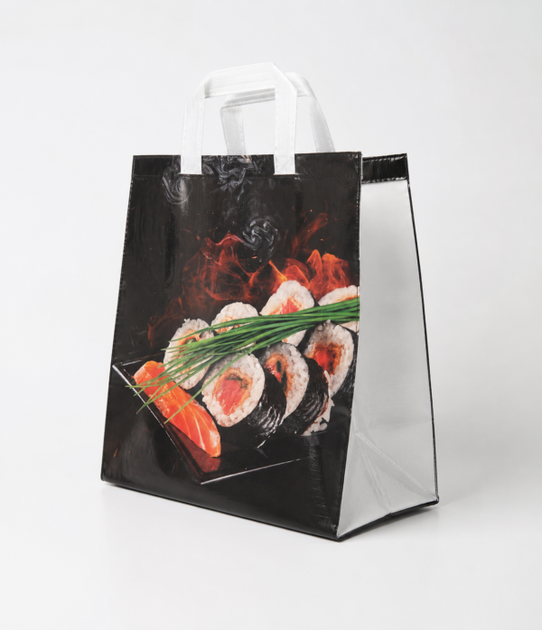 Sac Blanc Avec Poignée 32*20*31 Design sushi